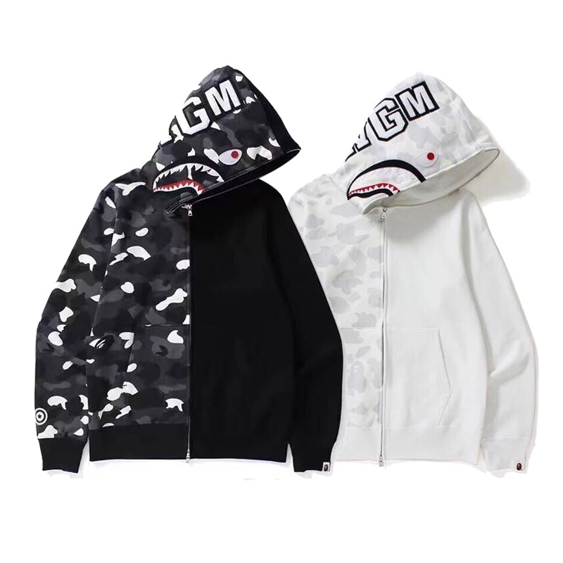 Bape Hoodie 2 Colors Black White M-3XL B51XC813